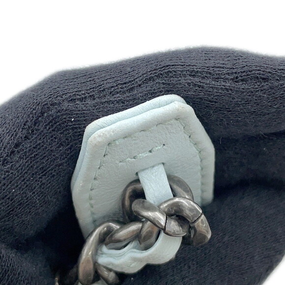 CHANEL Blue Lambskin Leather Wallet - Picture 12 of 16